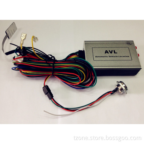 AVL-05 vehicle GPS Tracking system with 2 way conversation and fuel, temperature sensor for security and fleet management